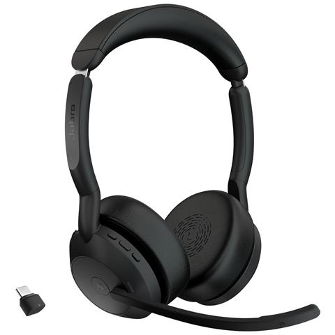 25599-999-899 Cuffia E Auricolare Wireless A Padiglione Ufficio Bluetooth Base Di Ricarica Nero - Foto 7