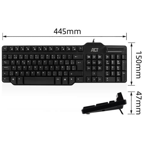 Tastiera Cablato AC5475  (Layout Belga) Colore Nero - Foto 2