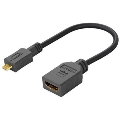 Microconnect Hdm19f19mmc Adattatore Per Inversione Del Genere Dei Cavi Hdmi Type D [micro] Hdmi Nero (hdmi To Micro Hdmi - Foto 2
