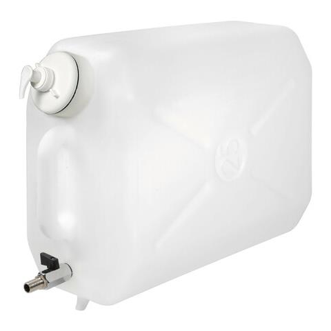 Tanica In Plastica, Con Rubinetto In Metallo E Dispenser Porta Sapone - 25 L - Foto 1