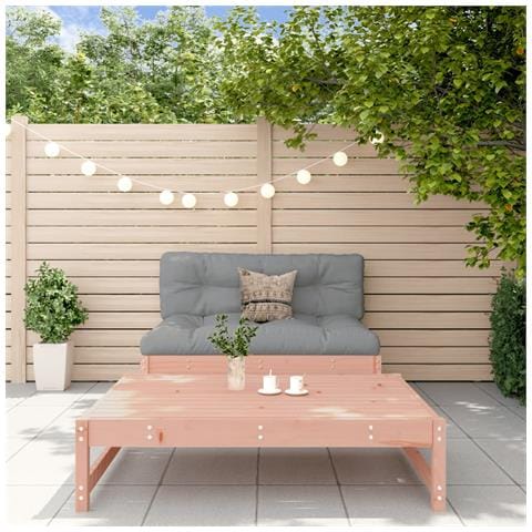 Set Salotto Da Giardino 2 Pz In Legno Massello Di Douglas - Foto 1