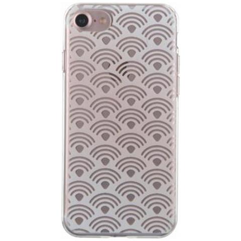 Cover Per Iphone Se 2020/8/7 Semirigida Con Motivi Arabeschi, Trasparente - Foto 1