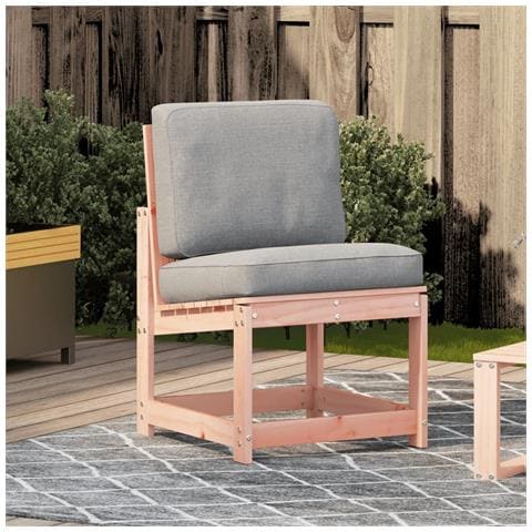 Sedia da Giardino 50,5x55x77 cm in Legno Massello di Douglas - Foto 3