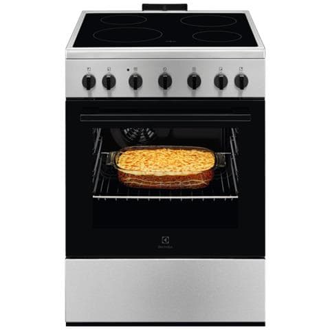 Cucina Elettrica LKR620066X 4 Fuochi a Elettrico Forno Elettrico Multifunzione Classe A Dimensioni 60 x 60 cm Colore Acciaio Inossidabile - Foto 1