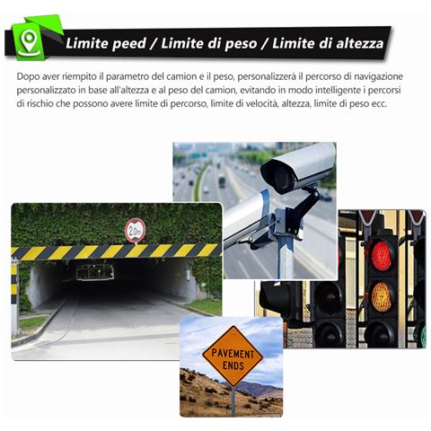 Navigatore Auto Bluetooth Gps Navigation Per Camion Camper Auto - Foto 8