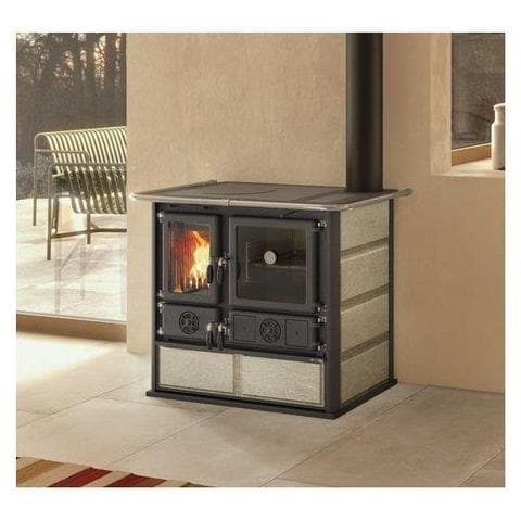 Cucina a Legna ROSA 5.0 VST Potenza Termica Nominale 8,8 kW 252 m³ Riscaldabili Colore Ppietra Naturale - Foto 1