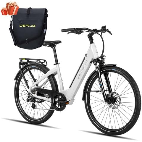 E-bike Cityrad Qurtz 28 Zoll Bicicletta Elettrica, 644 Wh E-city Bike, Autonomia Massima 160 Km - Foto 1