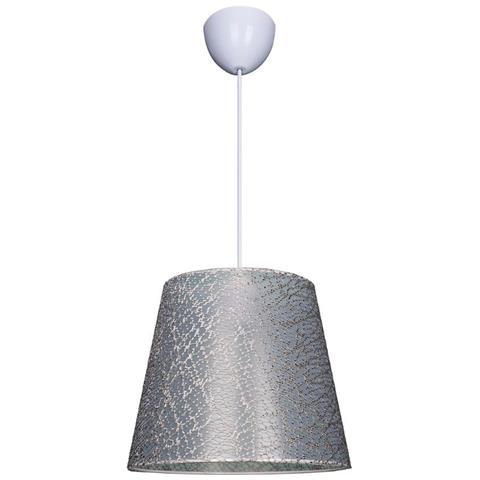 Lampada A Sospensione Conic Asz0777 In Tessuto Grigio - Foto 1