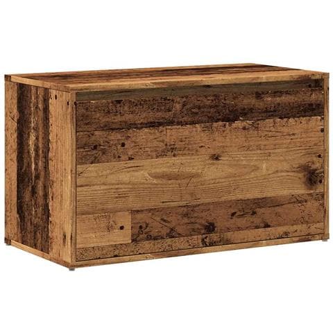 Panca Ingresso 80x40x45 Cm Legno Vecchio Legno Multistrato - Foto 2