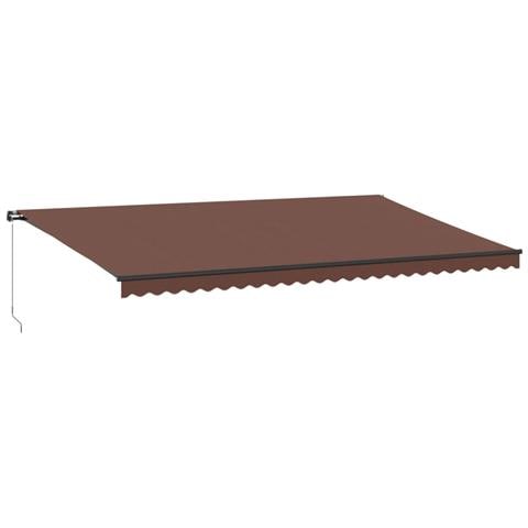 Tenda Retrattile Manuale 600x300 Cm Marrone - Foto 2