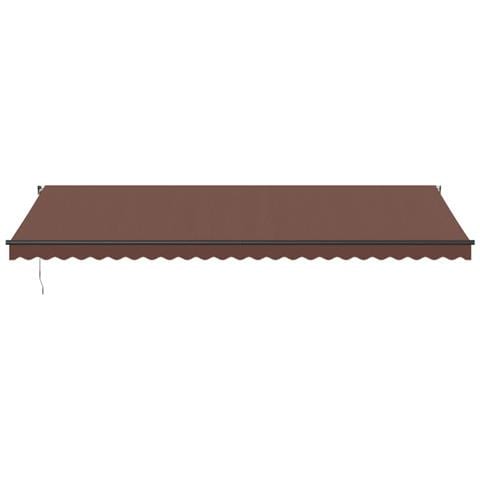 Tenda Retrattile Manuale 600x300 Cm Marrone - Foto 3