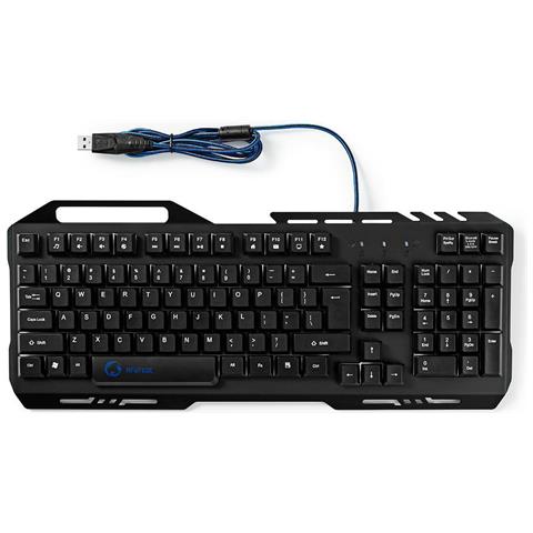 Tastiera USB GKBD200BKUS per Gaming (Layout US International) Colore Nero - Foto 2