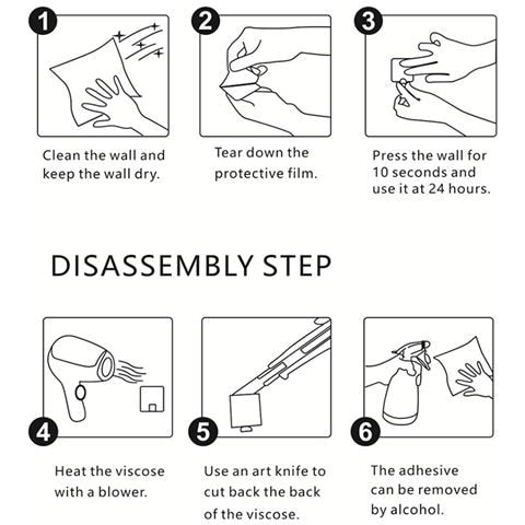 Ganci Adesivi Resistenti: Ganci Da Parete In Acciaio Inossidabile (confezione Da 4) - Foto 5