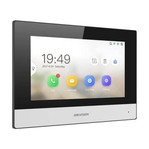 DS-KH6320Y-WTE2 sistema per video-citofono 17,8 cm (7") Nero, Argento - Foto 2
