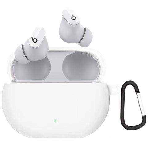 Custodia In Silicone Con Fibbia Per Auricolari Beats Studio Buds White - Foto 1