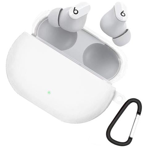 Custodia In Silicone Con Fibbia Per Auricolari Beats Studio Buds White - Foto 2