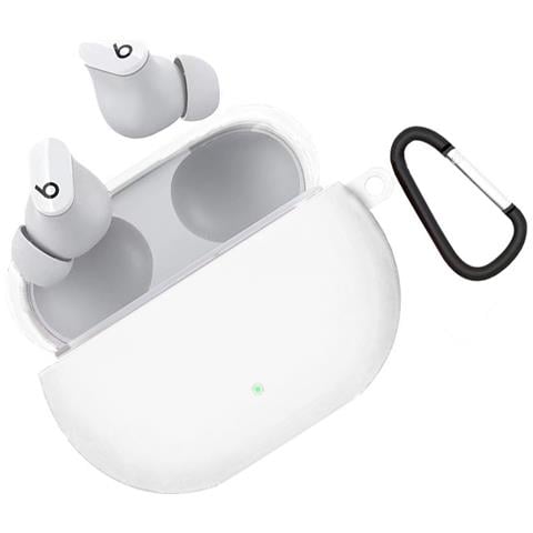 Custodia In Silicone Con Fibbia Per Auricolari Beats Studio Buds White - Foto 3