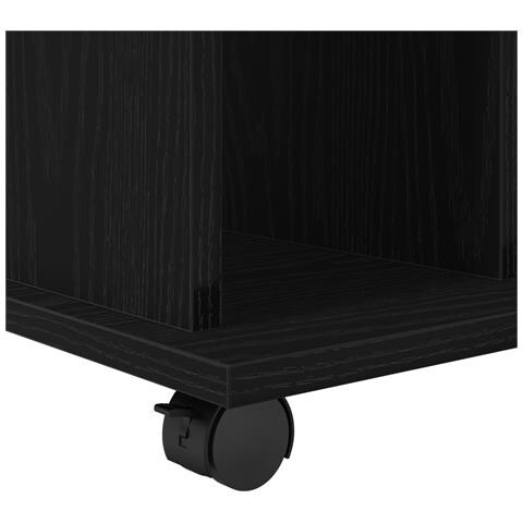 Armadio Rolling  Nero Rovere 60x45x55 cm in legno ingegnerizzato - Foto 9