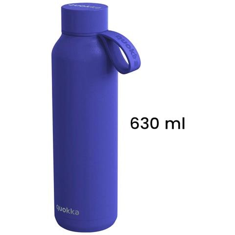 Bottiglia Termica 630ml Collezione Solid Con Cinghia, Blu Notte - Foto 2