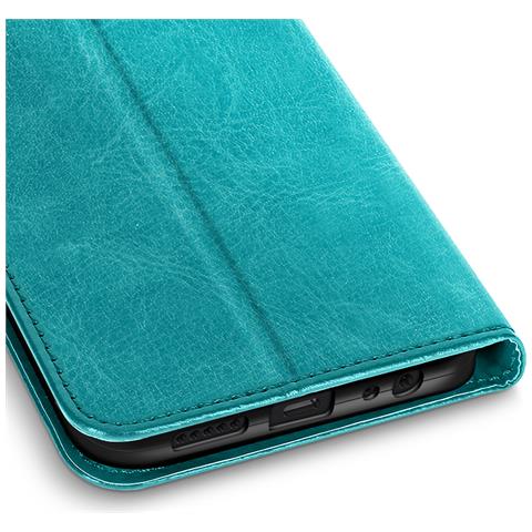 Custodia A Portafoglio Per Xiaomi Redmi 15c Con Cinturino Da Polso E Funzione Stand, Turchese - Foto 2