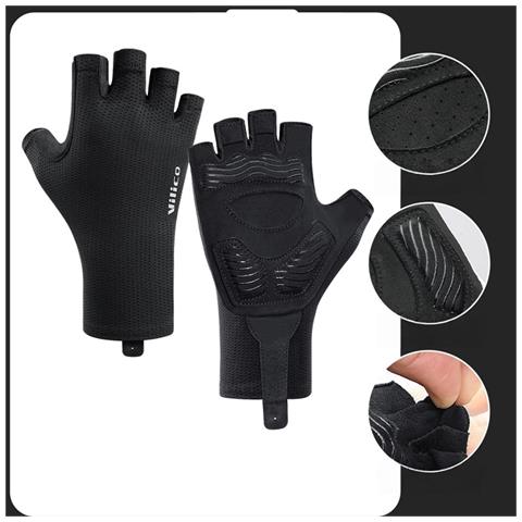Guanti Da Ciclismo Mezze Dita - Touchscreen, Traspiranti E Antiscivolo L - Foto 4