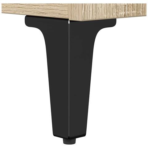 Armadio sottolavello con porta Rovere Sonoma 80 x 33 x 60 cm - Foto 9