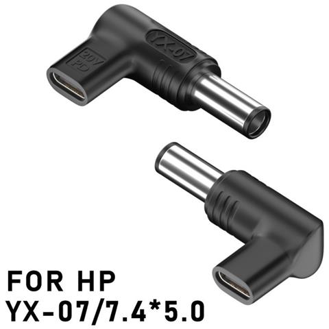 Adattatore Angolato Emulatore Pd 2-pack Usb-c Femmina A 7.4x5.0mm Maschio 20v, 100w, Compatibile Con Hp - Foto 2