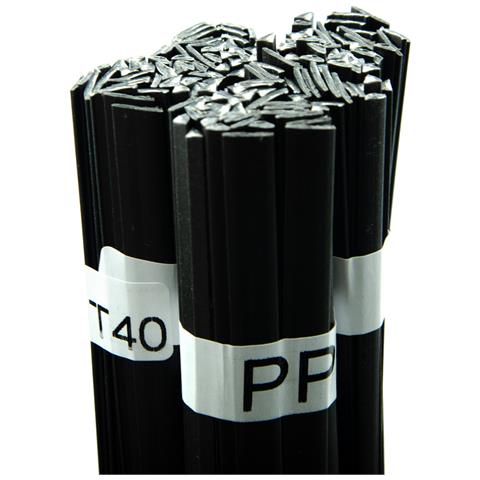 Saldatura Plastica Pp+t40 Nero 100g - Alta Qualità, Granuli Puri | Drut 42 Cm, Temperatura 270-340°c | Per Auto, Cruscotti, Paraurti - Foto 3