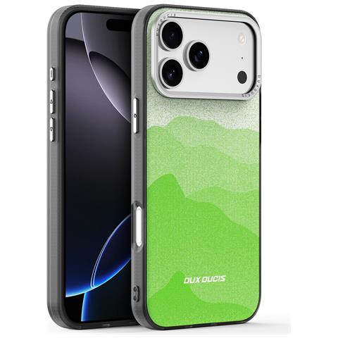 Cover per iPhone 17 Pro - TPU+PC+Pelle /PU, Verde, MagSafe - Foto 1