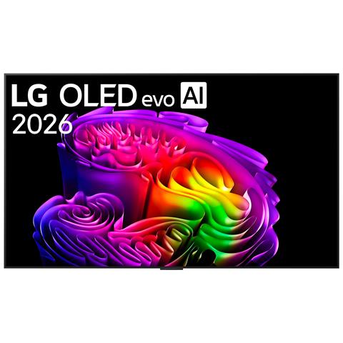 OLED evo AI 55'' Serie G6 OLED55G64LW, 4K, Hyper Radiant Color, Staffa a filo muro inclusa, G-Sync, SMART TV 2026 - Foto 1