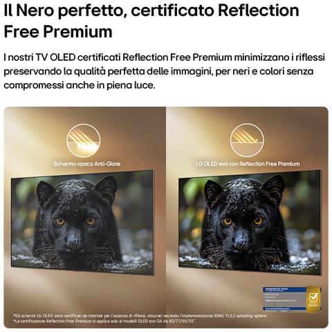 OLED evo AI 55'' Serie G6 OLED55G64LW, 4K, Hyper Radiant Color, Staffa a filo muro inclusa, G-Sync, SMART TV 2026 - Foto 23