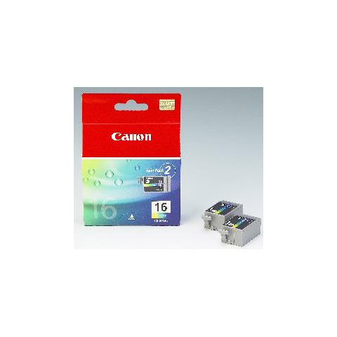 BCI-16 Cartuccia Ink Originale Ciano Magenta Gialla per Selphy DS 700/810 Capacità 100 Pagine - Foto 1