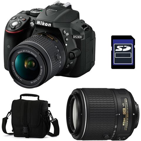 D5300 + 18-55 Vr + 55-200 Vr Ii Garanti 3 Ans + Sac + Sd 4go - Foto 1