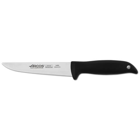 Serie Menorca - Coltello Cucina - Lama Acciaio Inossidabile Nitrum 150 Mm - Manico Polipropilene Colore Nero - Foto 1