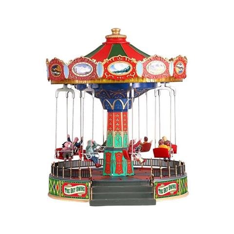 Giostra Carosello Natalizia Illuminata A Led Presepe Di Natale Lemax - The Sky Swing 84379 - Foto 1