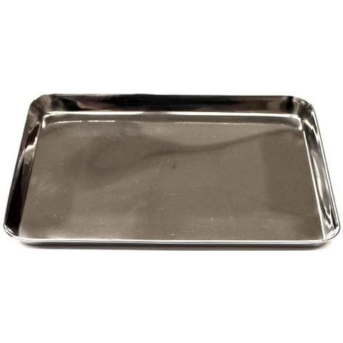Vassoio Da Portata Rettangolare Cm 39x28 Acciaio Inox - Foto 1