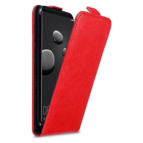 Custodia Compatibile Con Huawei Mate 10 Pro In Rosso Mela - Coperchio Protettivo In Design Flip Con Chiusura Magnetica - Foto 1