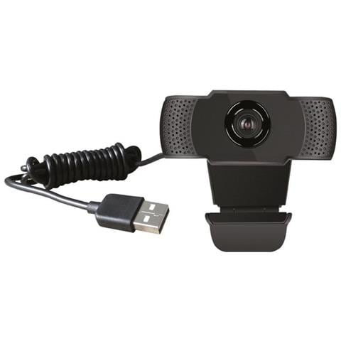 WEBCAM 2MP FHD 1920x1080 Sensore1/3” 2MP 30FPS angolo di visione 90° con microfono, USB - Foto 1