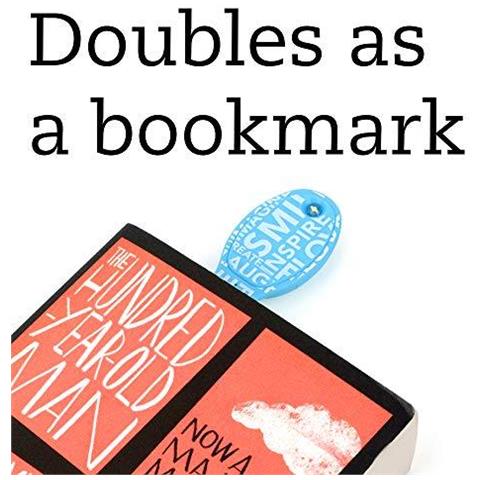 Flexilight Lettura Del Led Luce Del Libro Della Clip Sul Dono Della Lampada Regolabile Viaggio Bookmark (blu Parole)  - Foto 4