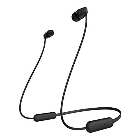WI-C200 Cuffie Wireless Intrauricolari, fino a 15 ore di Autonomia, Neckband, Auricolari magnetici, Nero - Foto 2