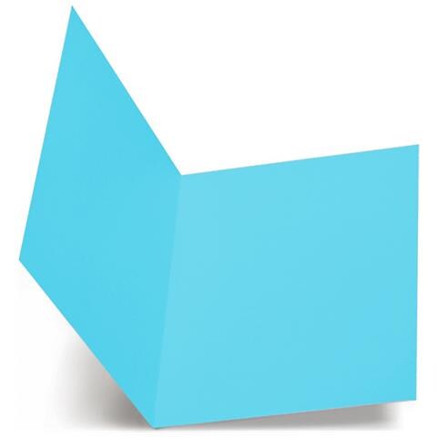 Luce E Acqua Cartelline Semplici In Cartoncino 340x25 Mm Col. azzurro Conf 50 Pz. - Foto 1