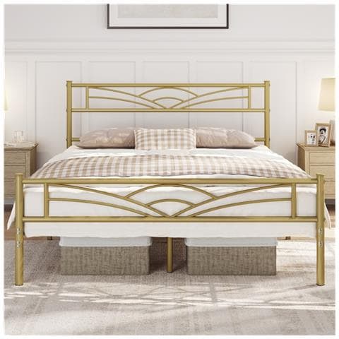 Lettino Per Bambini Lexiou 90x200 Con Corona E Luci LED | Struttura Letto Imbottita In Ecopelle Bianca Con Testiera A Conchiglia