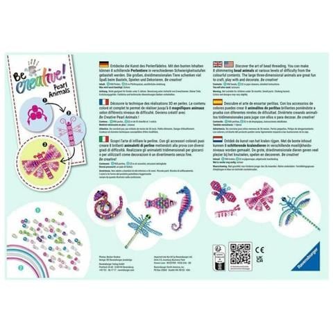Gioco Fai-da-te Ravensburger Be Creative! Pearls Animals - Foto 3
