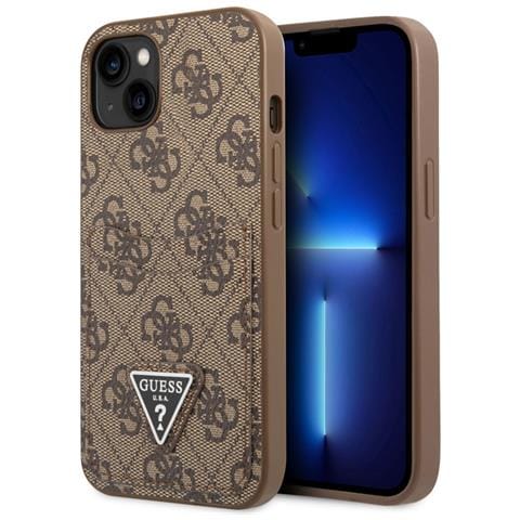 Cover Per Iphone 14 Pu 4g Portacarte, Marrone - Foto 2