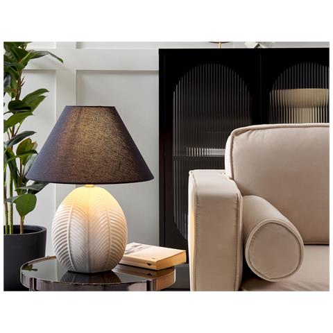 Lampada Da Tavolo Cadena Ceramica Beige - Foto 1