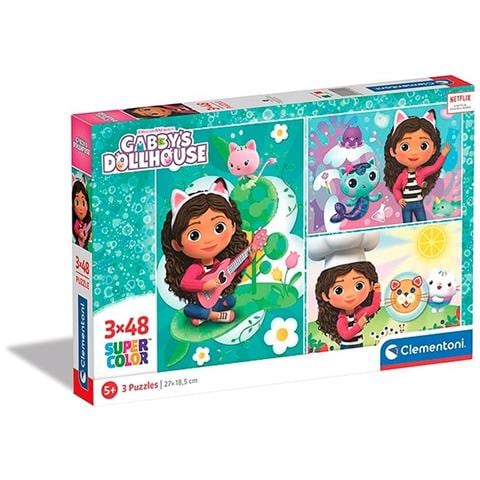 Puzzle 3x48 Casa Delle Bambole Di Gabby (cle25290) - Foto 1