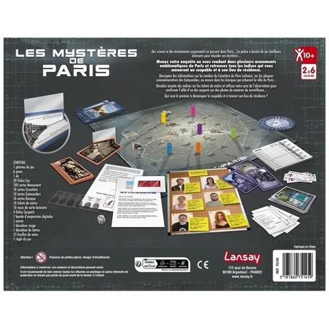 Gioco Da Tavolo - Lansay - Les Mysteries De Paris - Foto 1