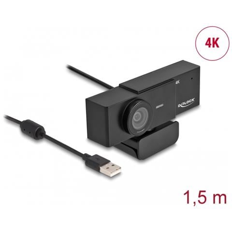 Webcam UHD USB con microfono 4K 30 Hz con angolo di visuale da 110° e treppiede - Foto 2