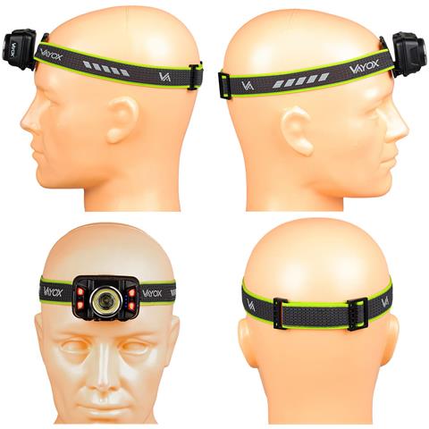 Lampada Frontale Ricaricabile Con Sensore Di Movimento Xte5w + Cob10w Va0025 Vayox - Foto 2