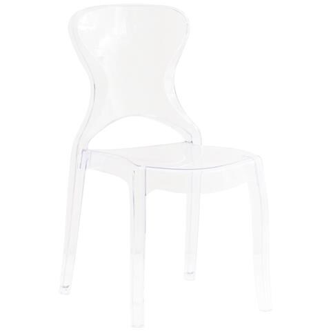 Padme - Sedia Da Interno In Policarbonato Trasparente - Foto 1